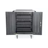 DIGITUS Charging trolley 30 charge bases, 15.6in, black 1100 x 700 x 650 mm, incl. USB, PDU, fan