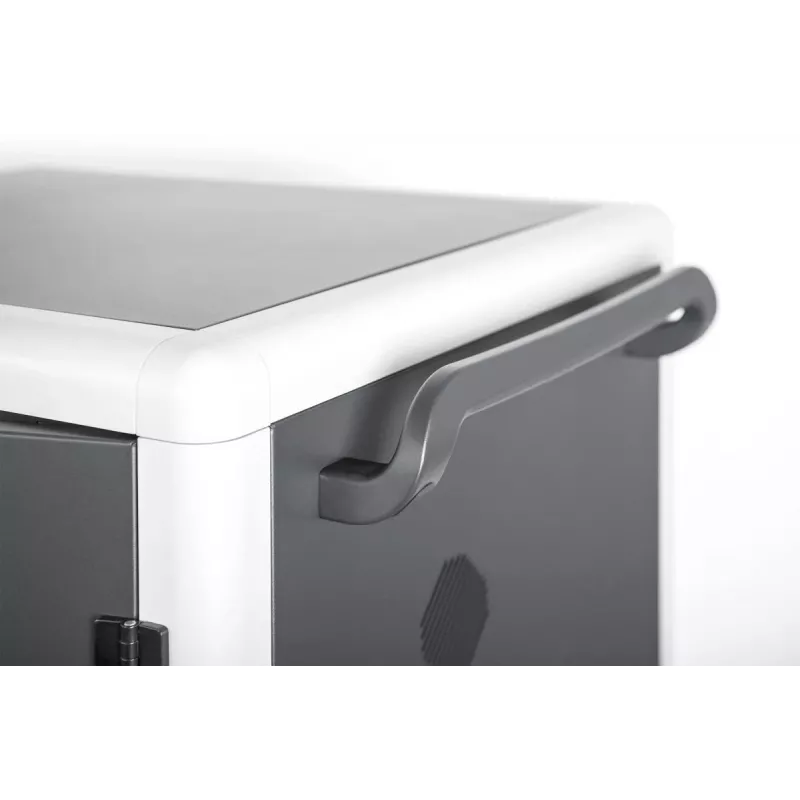 DIGITUS Charging trolley 30 charge bases, 15.6in, black 1100 x 700 x 650 mm, incl. USB, PDU, fan