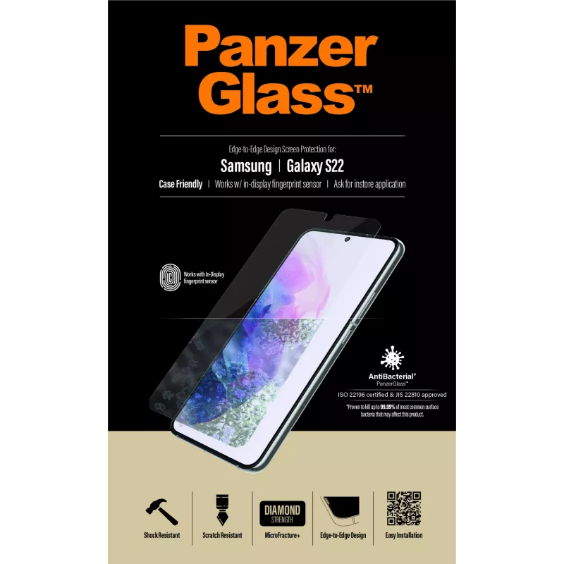 PanzerGlass ® UltraForce1 Samsung Galaxy S22 5G | Screen Protector
