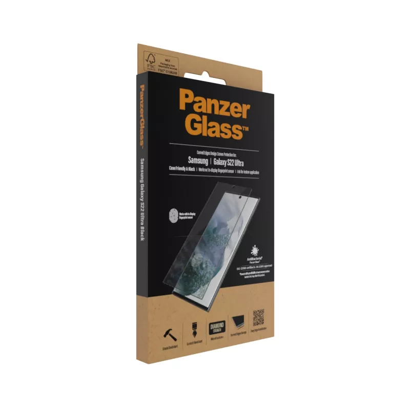 PanzerGlass ® UltraForce1 Samsung Galaxy S22 Ultra 5G | Screen Protector