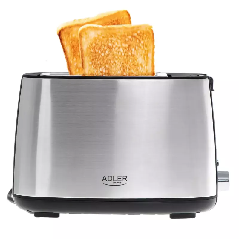 Adler AD 3214 Toaster, 2 Slots, Stainless Steel, 750 W