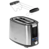 Adler AD 3214 Toaster, 2 Slots, Stainless Steel, 750 W