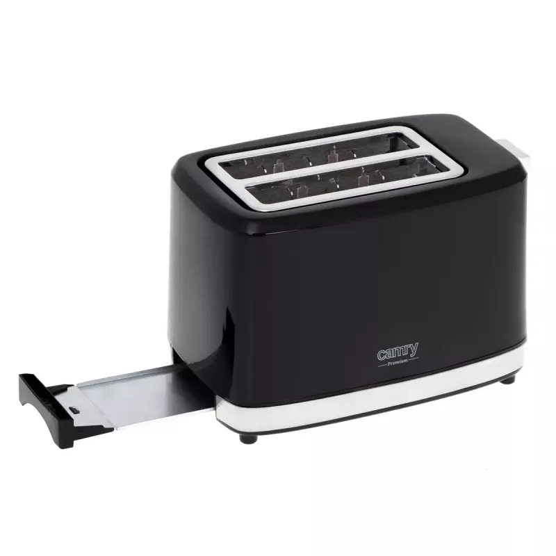 Toaster Camry Premium CR 3218 2 slice 900 W Black Silver