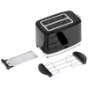 Toaster Camry Premium CR 3218 2 slice 900 W Black Silver