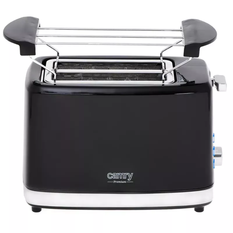 Toaster Camry Premium CR 3218 2 slice 900 W Black Silver