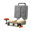 Waffle iron Adler AD 3049, 4 square waffles, non-stick, 1800 W, black