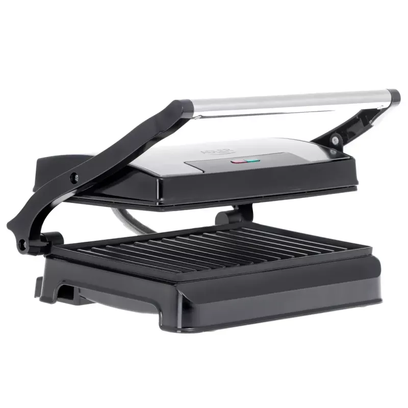 Contact Grill Adler AD 3052 rectangular steel/black, 1200 W, grate top, lockable lid