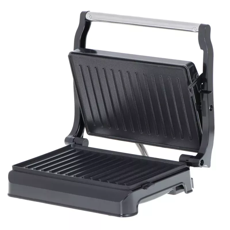 Contact Grill Adler AD 3052 rectangular steel/black, 1200 W, grate top, lockable lid