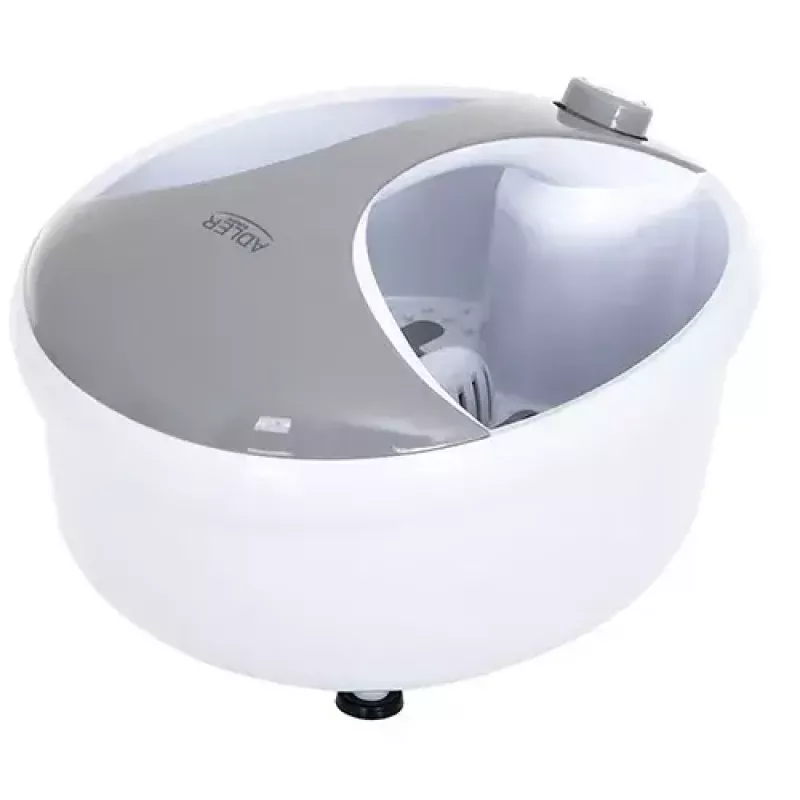 Foot bath Adler AD 2177 — infrared foot massager with heat, vibration, bubbles, 450 W, 5.6 L tank, ergonomic handle