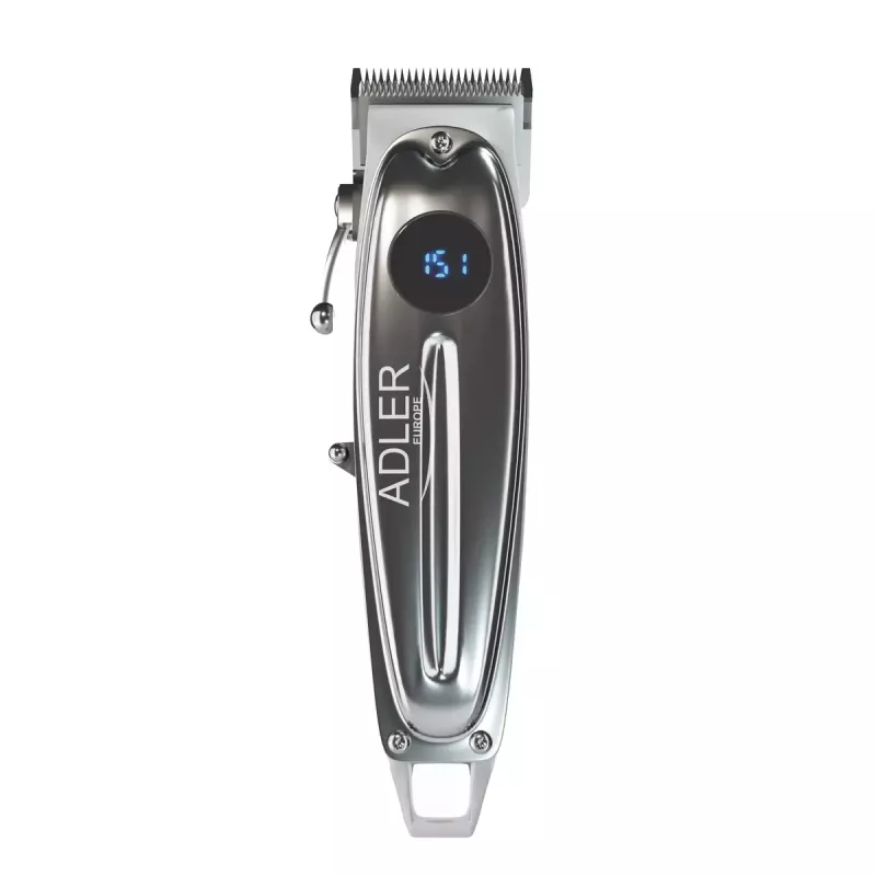 Hair Trimmers Adler AD 2831 Silver Stainless Steel V-shaped 1 mm