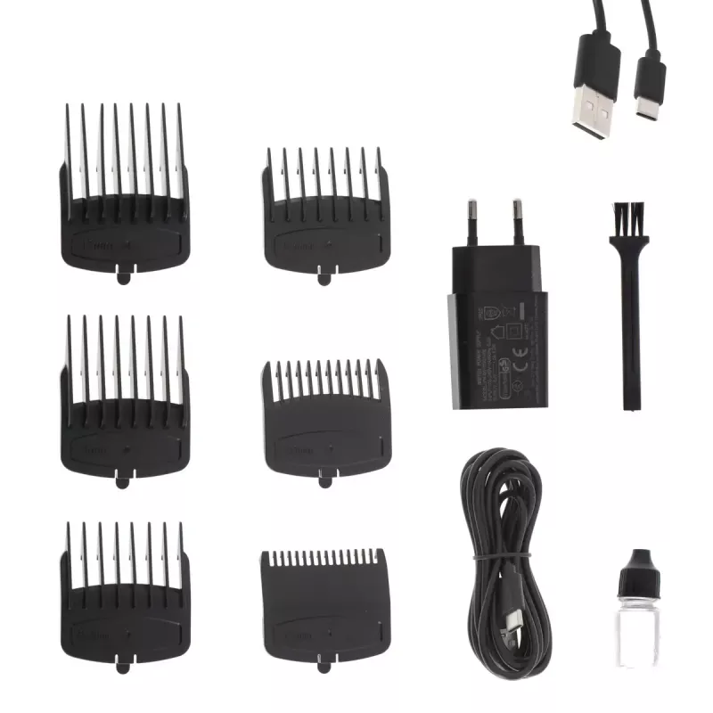 Hair Trimmers Adler AD 2831 Silver Stainless Steel V-shaped 1 mm