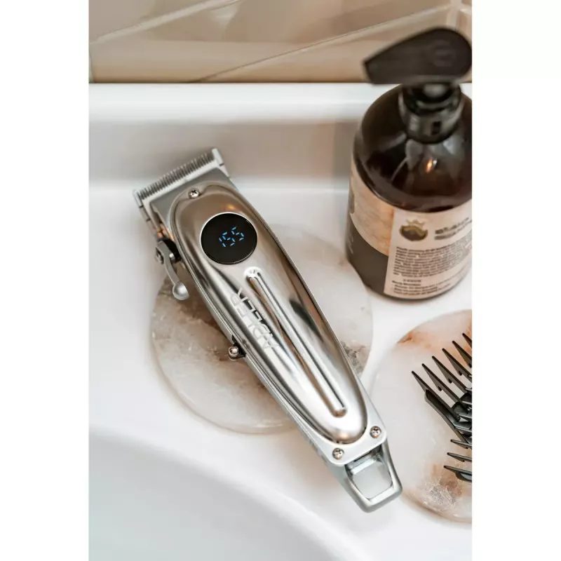 Hair Trimmers Adler AD 2831 Silver Stainless Steel V-shaped 1 mm