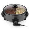Multifunctional pan Tristar PZ-9135 XL Round Black Steel 1500W