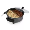 Multifunctional pan Tristar PZ-9135 XL Round Black Steel 1500W