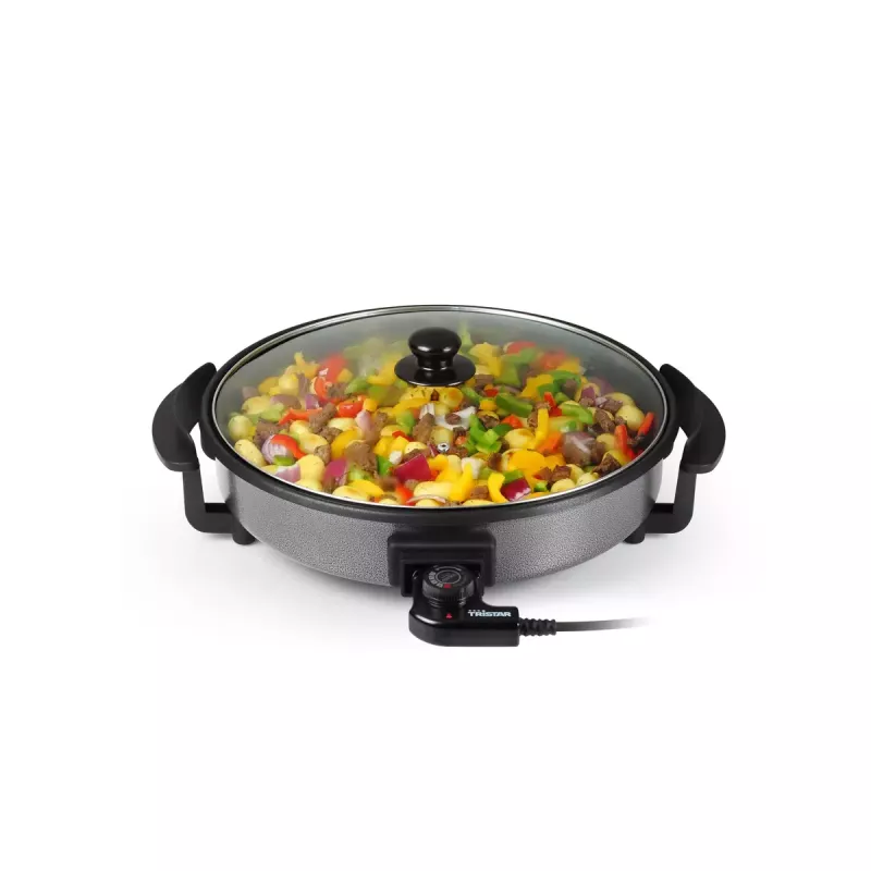 Grill Pan Tristar PZ-2964 Multifunctional Round Black 40 cm