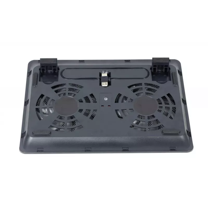 GEMBIRD Notebook 15.6in Cooling Stand, Compact Dual-Fan - Black