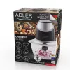 Electric food chopper Adler AD 4082, 1.2 L glass bowl, 300 W, 2 speeds, pulse, stainless steel blades