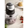 Electric food chopper Adler AD 4082, 1.2 L glass bowl, 300 W, 2 speeds, pulse, stainless steel blades