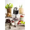 Electric food chopper Adler AD 4082, 1.2 L glass bowl, 300 W, 2 speeds, pulse, stainless steel blades