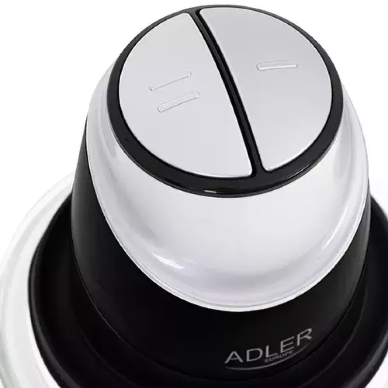 Electric food chopper Adler AD 4082, 1.2 L glass bowl, 300 W, 2 speeds, pulse, stainless steel blades