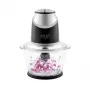 Electric food chopper Adler AD 4082, 1.2 L glass bowl, 300 W, 2 speeds, pulse, stainless steel blades