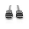 DIGITUS DisplayPort connection cable, DP M/M, 3m w/interlock, Ultra HD 8K, Vers. 1.3/1.4, black