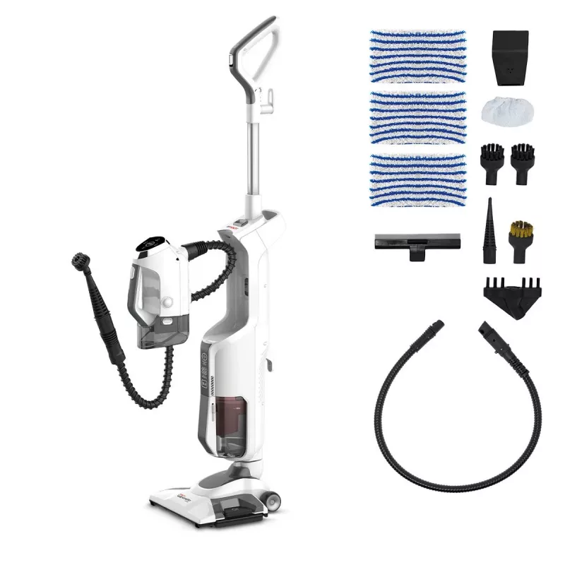 Upright vacuum Polti Vaporetto 3 Clean 1800 W Bagless White