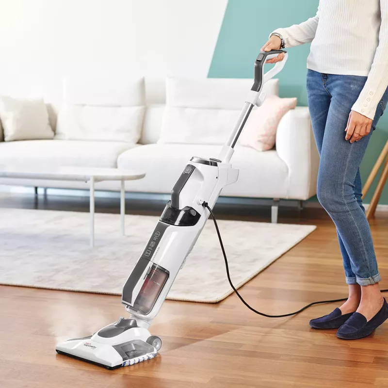 Upright vacuum Polti Vaporetto 3 Clean 1800 W Bagless White