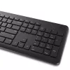 Wireless keyboard and mouse set Dell KM3322W — Full-size QWERTY, RF wireless, black, office use