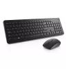Wireless keyboard and mouse set Dell KM3322W — Full-size QWERTY, RF wireless, black, office use