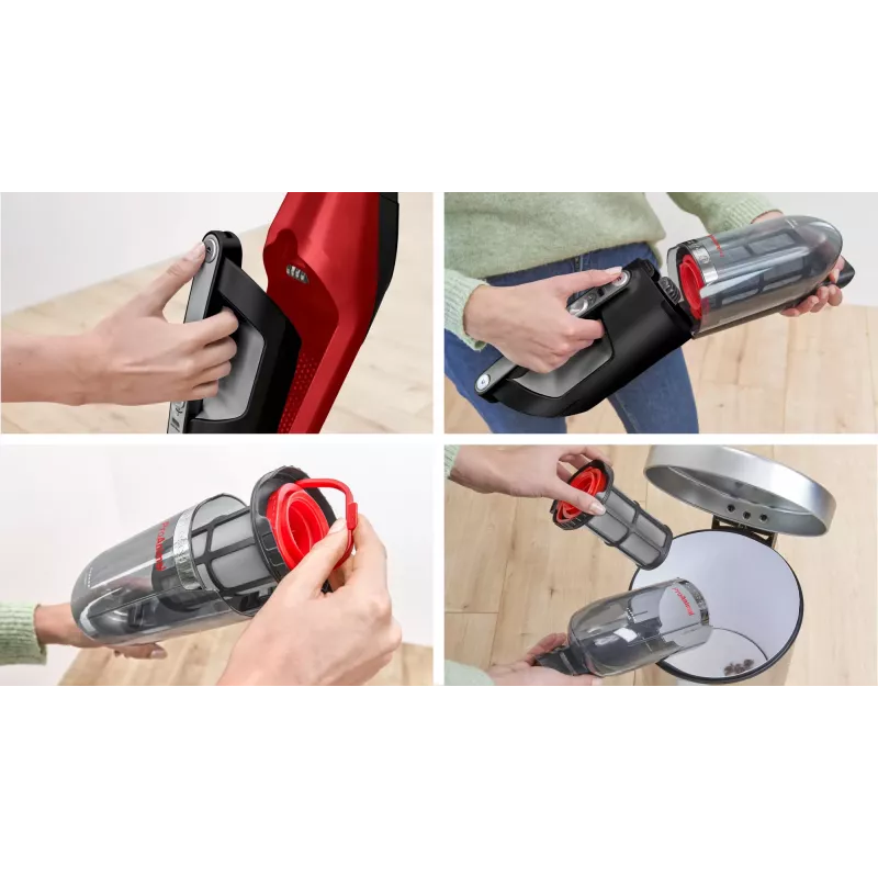 Stick vacuum Bosch Serie 4 BBH3ZOO28 — cordless 25.2 V, 0.4 L dust container, removable handheld
