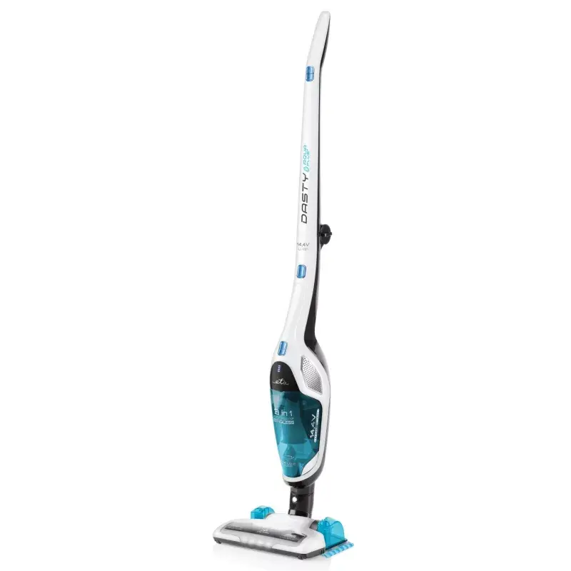 Cordless vacuum cleaner ETA Dasty AquaPlus ETA344790010 — 95 W motor, 14.4 V battery, up to 45 min, handstick and handheld, white/blue