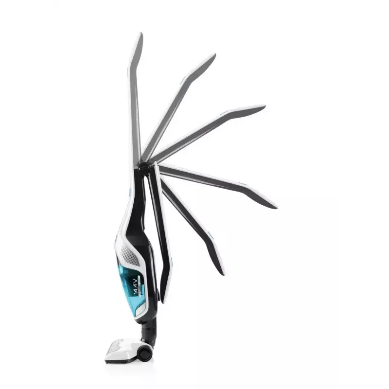 Cordless vacuum cleaner ETA Dasty AquaPlus ETA344790010 — 95 W motor, 14.4 V battery, up to 45 min, handstick and handheld, white/blue