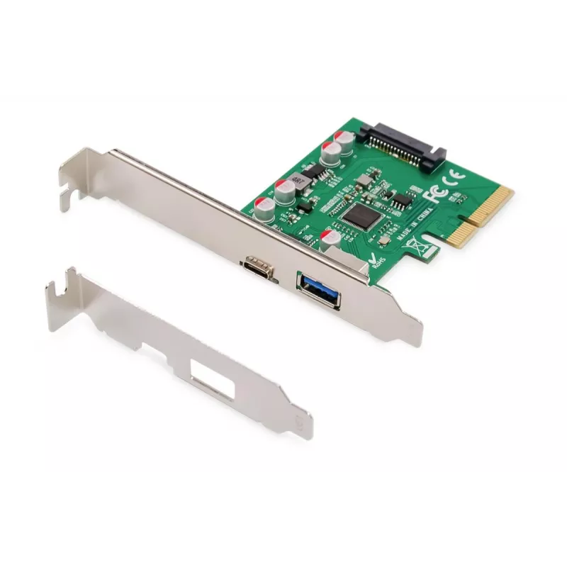 DIGITUS Pci-e card USB Type-C + USB-A Pci-e card up to 10GB/S