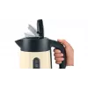 Electric kettle Bosch TWK4P437 1.7 L, 2400 W, stainless steel housing, cordless, beige/black