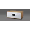 Personal radio Muse M-695 DBTW — DAB/DAB+/FM digital tuner, 2.8 inch TFT, 60W RMS, AC/DC, wood/white