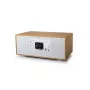 Personal radio Muse M-695 DBTW — DAB/DAB+/FM digital tuner, 2.8 inch TFT, 60W RMS, AC/DC, wood/white