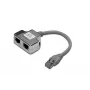 DIGITUS CAT 5e patch cable adapter 2x RJ45 female to 1x RJ45 male 0.19 m