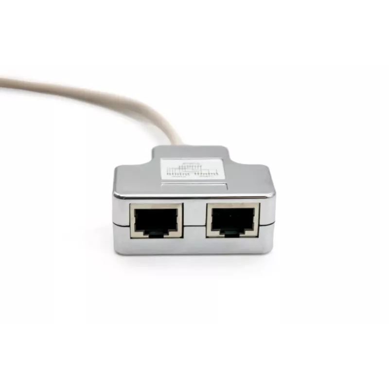 DIGITUS CAT 5e patch cable adapter 2x RJ45 female to 1x RJ45 male 0.19 m