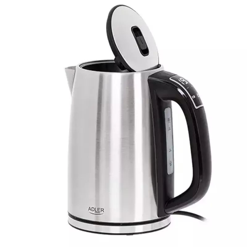 Electric kettle Adler AD 1340 1.7 L 2200 W Black Silver