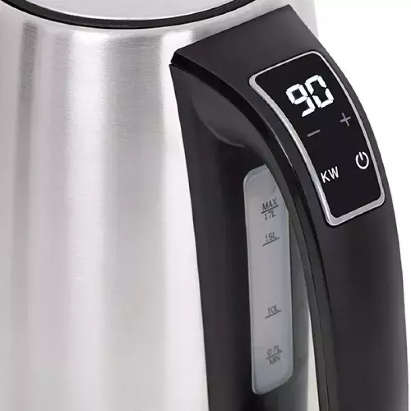 Electric kettle Adler AD 1340 1.7 L 2200 W Black Silver