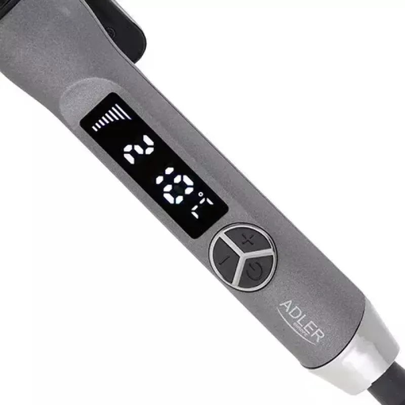 Curling iron Adler AD 2114 — 60 W ceramic barrel 2.5 cm, 12 temp levels, 110–210°C, 1.8 m swivel cord