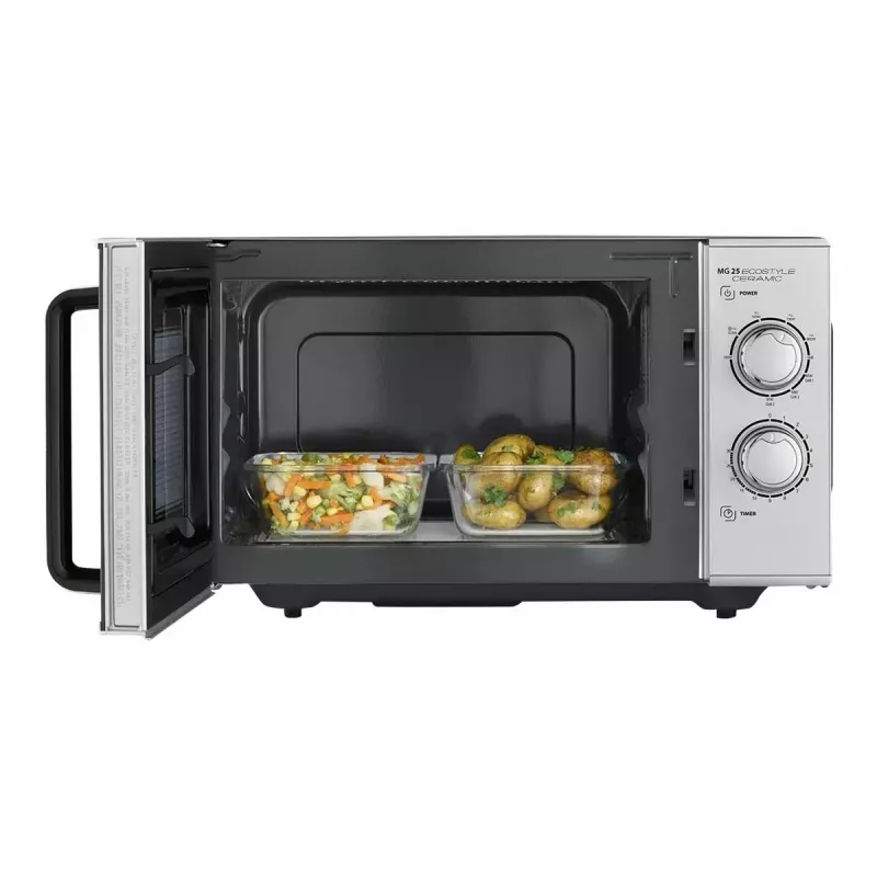 Microwave oven Caso MG 25 Ecostyle, 25 L, 900 W, grill function, silver