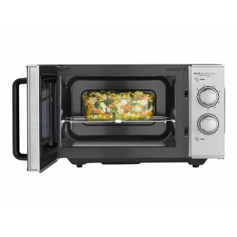 Microwave oven Caso MG 25 Ecostyle, 25 L, 900 W, grill function, silver