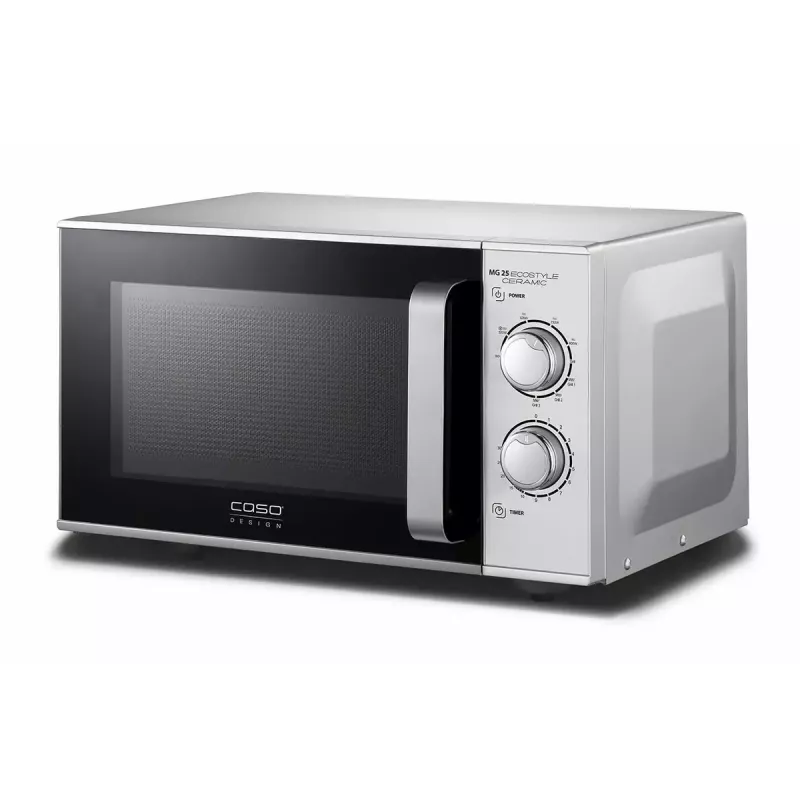 Microwave oven Caso MG 25 Ecostyle, 25 L, 900 W, grill function, silver