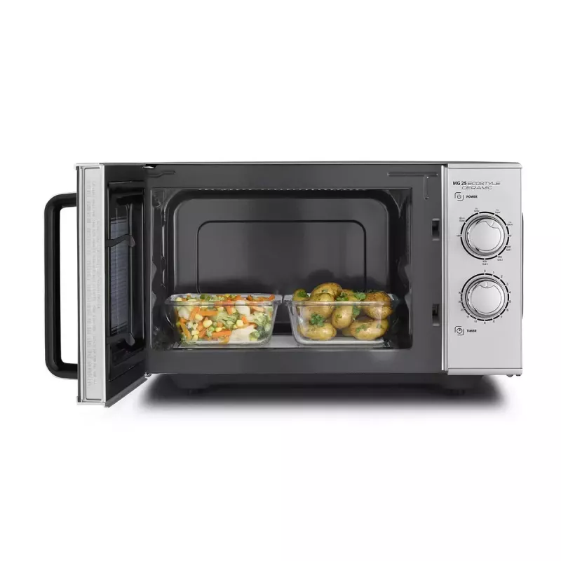 Microwave oven Caso MG 25 Ecostyle, 25 L, 900 W, grill function, silver