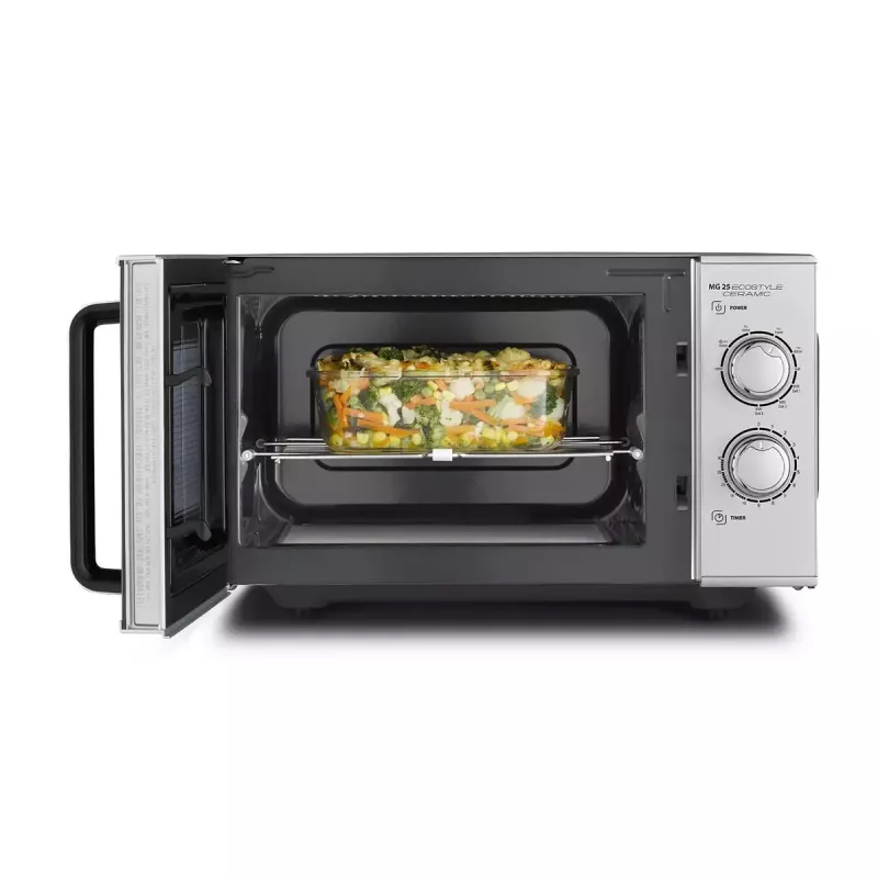 Microwave oven Caso MG 25 Ecostyle, 25 L, 900 W, grill function, silver