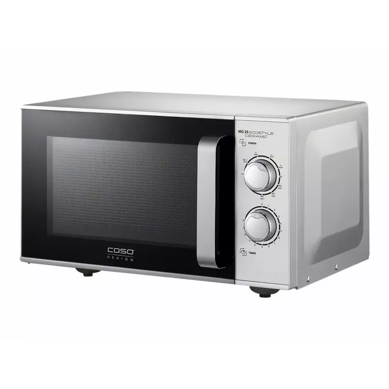 Microwave oven Caso MG 25 Ecostyle, 25 L, 900 W, grill function, silver