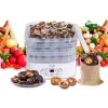 Food dehydrator Adler AD 6658, 5 trays, LCD timer 70h, 35–70°C, 230W (max 550W), white