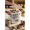 Food dehydrator Adler AD 6658, 5 trays, LCD timer 70h, 35–70°C, 230W (max 550W), white
